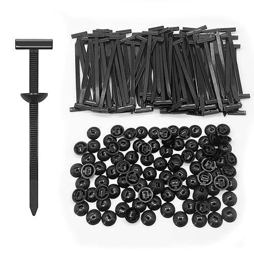 XMALL 100PCS Nylon Universal Cable Tie Buckle, Suitable for Fixing Parts for Daily Maintenance of Automobiles, Self Locking and Easy to Install Zipper