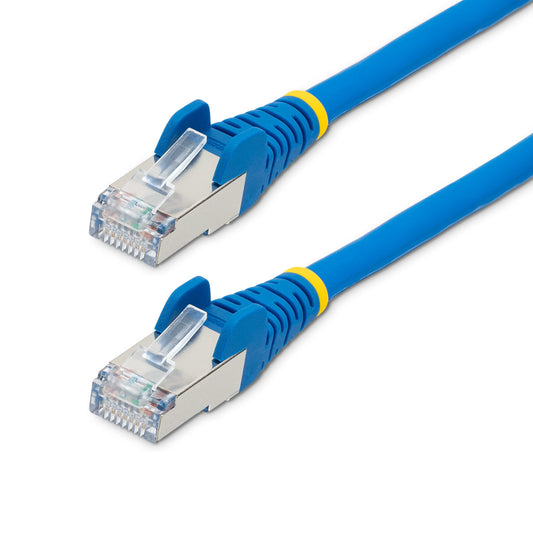 StarTech 50ft Cat6a Snagless Ethernet Cable, S/FTP, 100W PoE++, LSZH, Blue