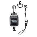 Gear Keeper CB Radio Microphone Keeper - Retractable Mic Holder With Heavy Duty Snap Clip Mount for Truck Radio - CB Radio Accessories With Lanyard &