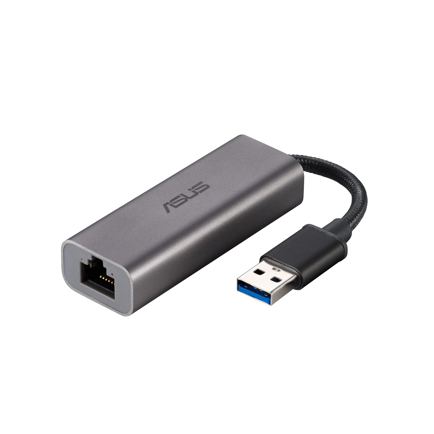 ASUS USB-C2500 2.5G Ethernet USB Adapter Supports Wired Network Connection Mac OS, Linux, Windows, Backward Compatible on 1G/100Mbps, Ideal