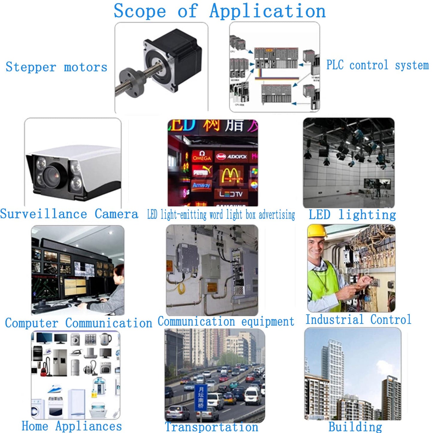 Universal Switching Power Supply Lianshi Regulated Transformer Short Circuit and Overcurrent Protection AC100-260V DC48V 5A