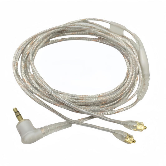 Replacement EAC64CL 64 -Inch Detachable Earphone Cable for Shure SE215, SE315, SE425 SE535 and SE846 Earphones (Clear)