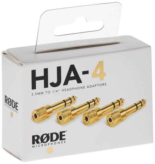 RØDE HJA-4 Set of Four 3.5mm to 1/4-inch Headphone Jack Adaptors