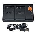 DSTE LP-E17 Battery Charger Compatible with Canon LP-E17 Battery and EOS Rebel T7i, T6i, T6s, SL3, SL2, 77D, 9000D, 8000D, 800D, 760D, 750D, 200D, M6