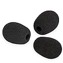LEFXMOPHY Pop Filter Replacement for Turtle Beach Game Headset Microphone Windscreen Mic Boom Foam Cover, 3-Pack
