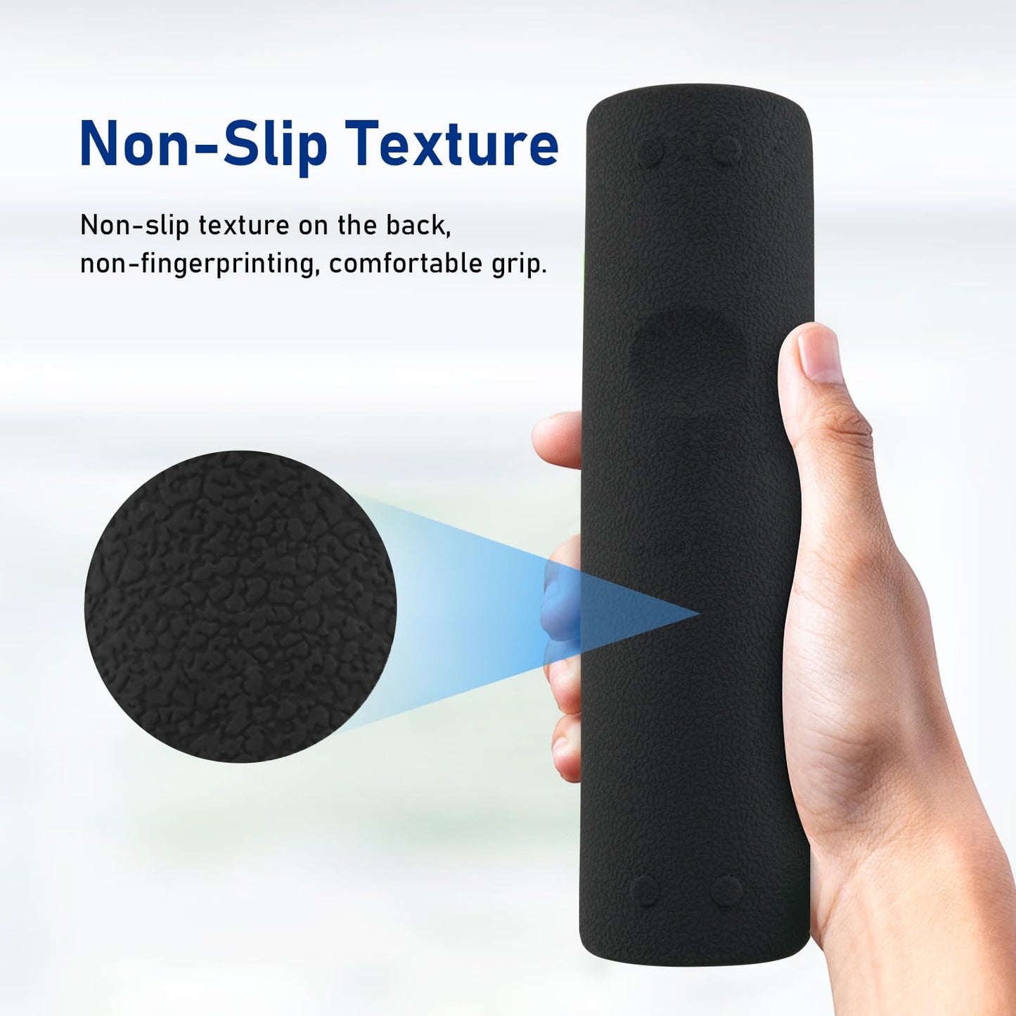 JCMOYUTY BN59-01315J Remote Cover for EONCHARM eoncharm Samsung BN5901315J AA59-00817A TV Silicone Remote Case, Black Sleeve
