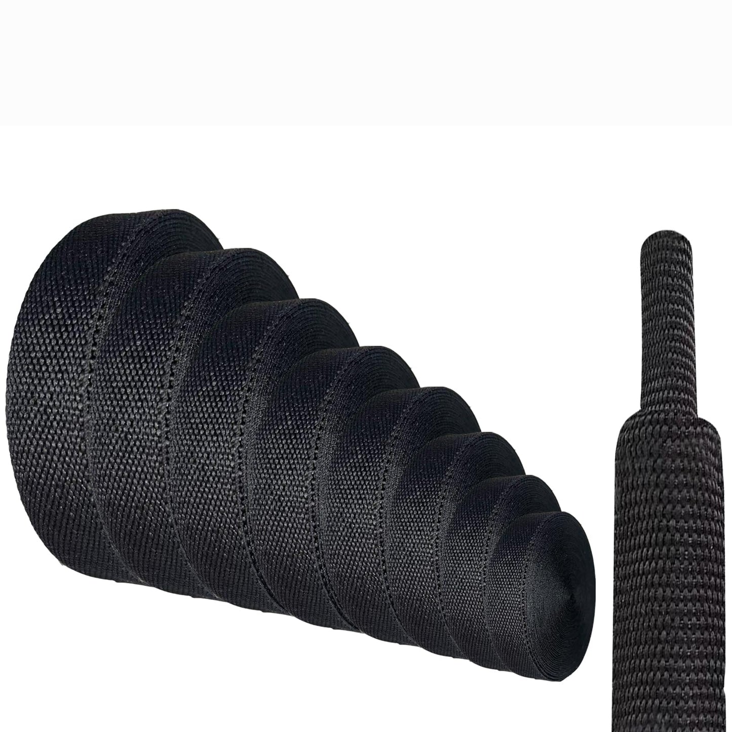 Kokey-xy Heat Shrink Braided Sleeving 2:1 Shrinkable Fabric Cable Sheathing Wire Tubing Management Abrasion Protectors Flexibility 5/8" ID-9FT