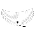 Nooelec Satellite Mesh Antenna Bundle for Inmarsat, Iridium, & Hydrogen Line Applications. 20dBi Parabolic Antenna w/ 1.4GHz Center Frequency, 300MHz+