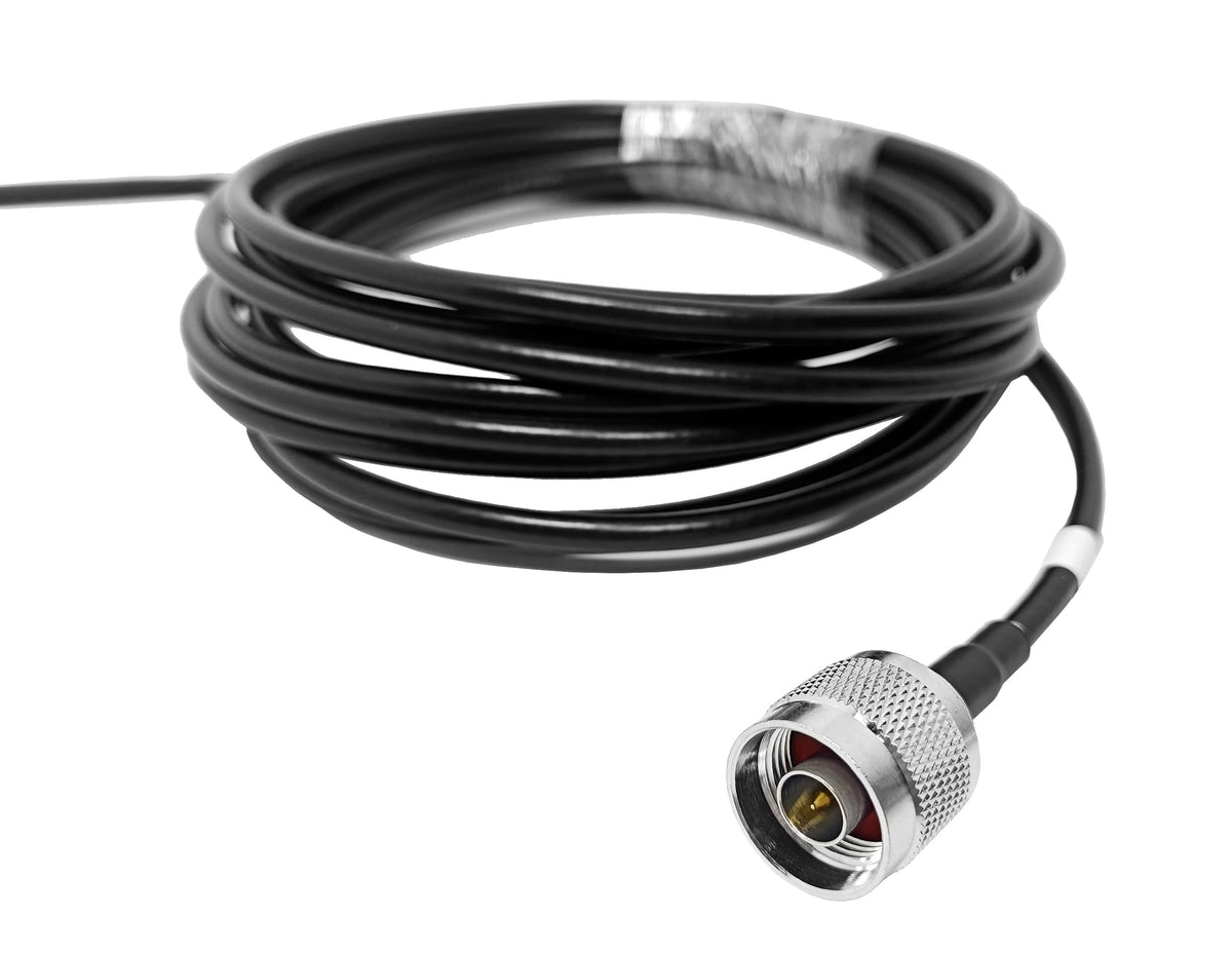JBDZ 1PC LMR200 Extension Cable N Male to RP SMA Male Cable Assembly for 3G/4G/5G/LTE/ADS-B/Ham/GPS/WiFi/RF Radio (10ft)