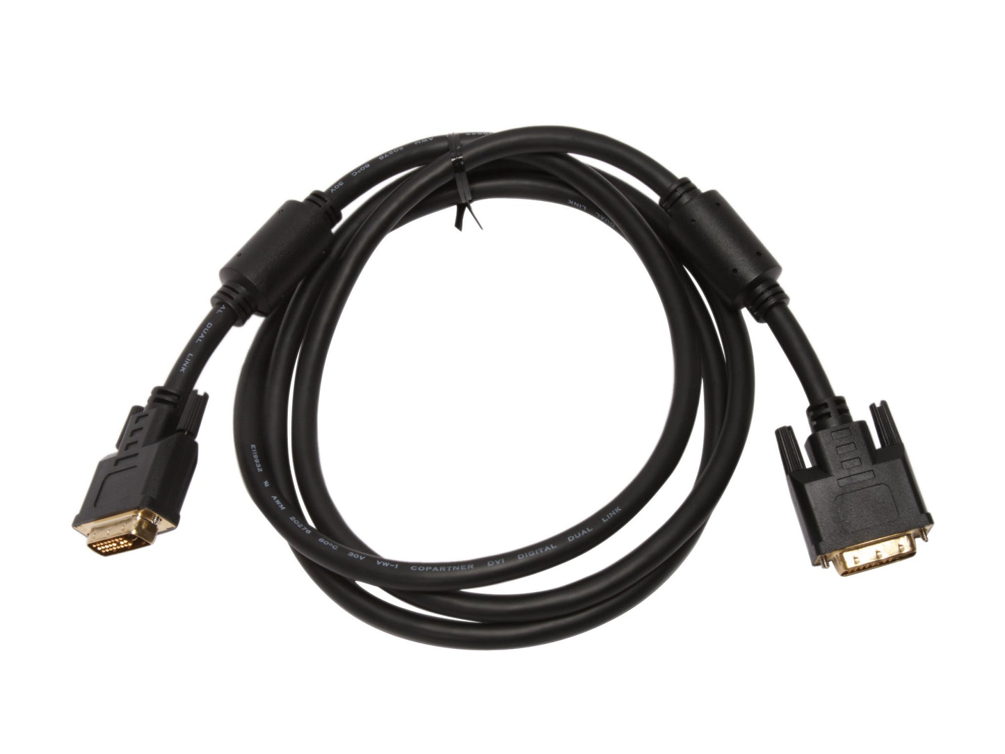 Nippon Labs DVI 6 DD 6' DVI-D Dual Link Male to DVI-D Dual Link Male Cable with Gold Plated