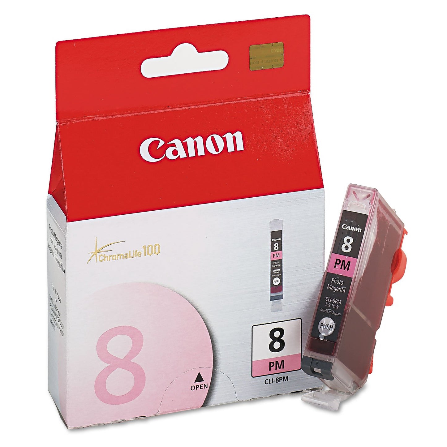 Canon CLI-8 Ink Cartridge, Photo Magenta - in Retail Packaging