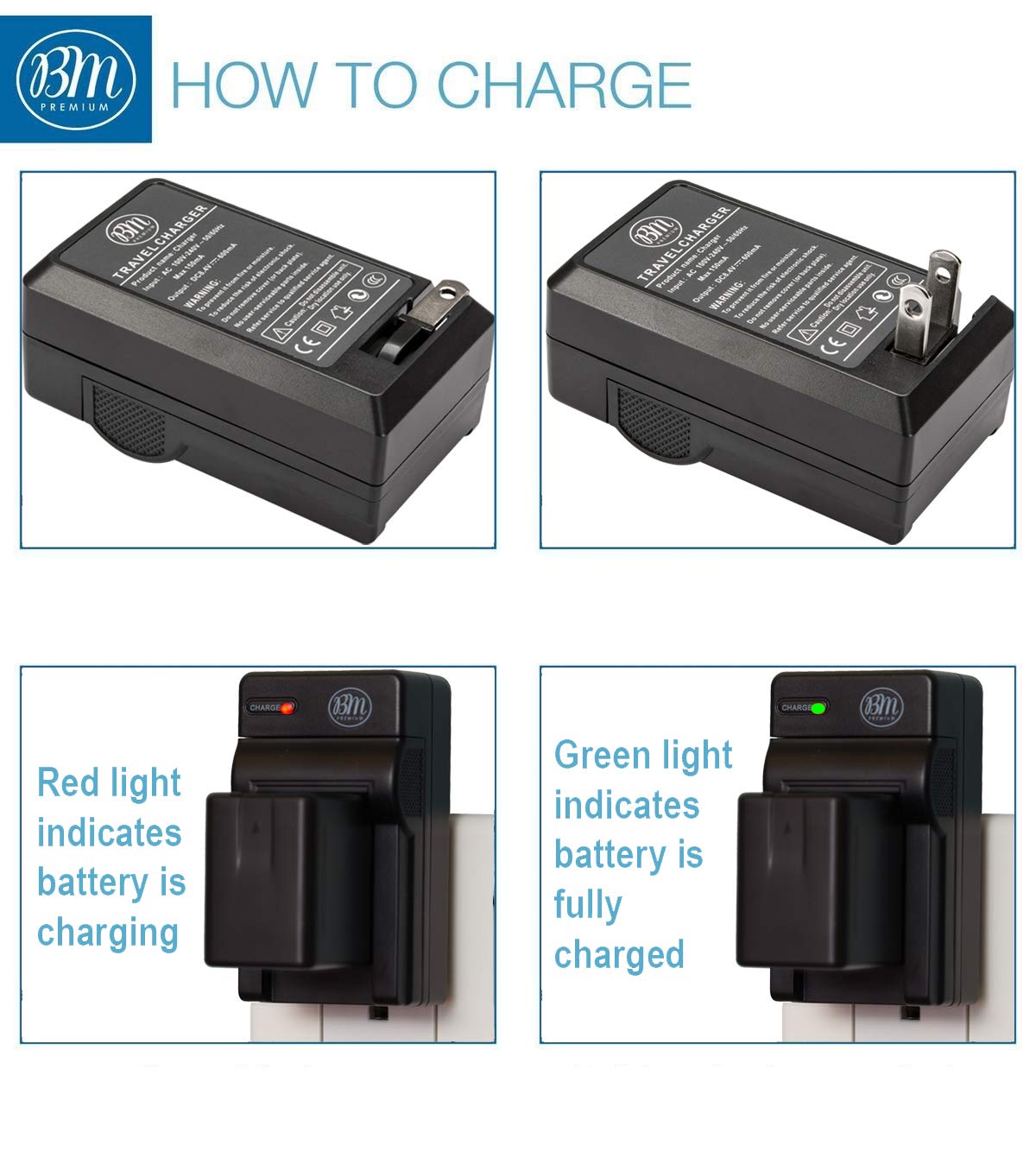 BM Premium 2 VW-VBT380 Batteries and Charger for Panasonic HC-V800K, HC-VX1K, HC-WXF1K, HCV510, HCV520, HC-V550, HCV710, HC-V720, HC-V750, HC-V770