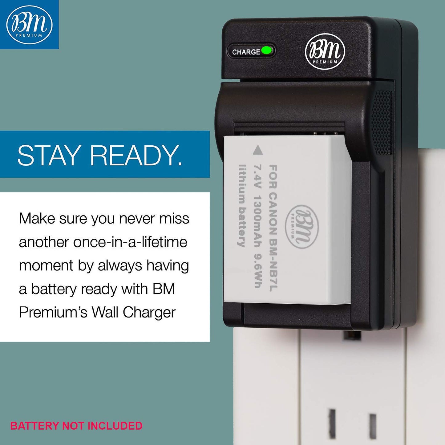 BM Premium NB7L Battery Charger for Canon PowerShot G10, G11, G12, SX30 is Digital Cameras