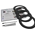 Simply Speakers 8 Inch 4-Pack Foam Speaker Repair Kit Compatible with SonySS-U401AV FSK-8-4 (4 Pack)
