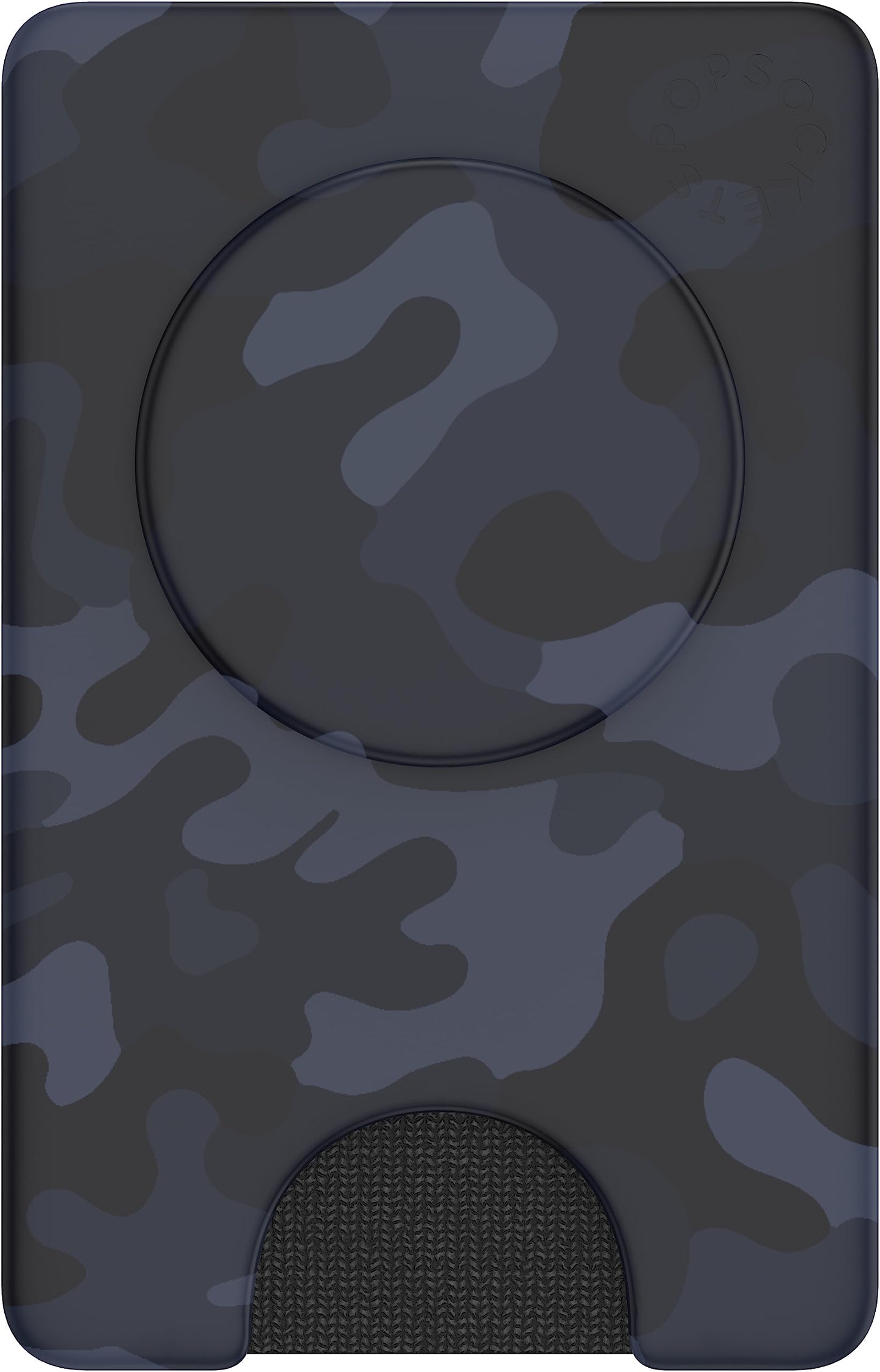 PopSockets PopWallet+ with Swappable PopTop: Phone Grip, Phone Stand, and Wallet for Cards, Removable, Camo of The Night
