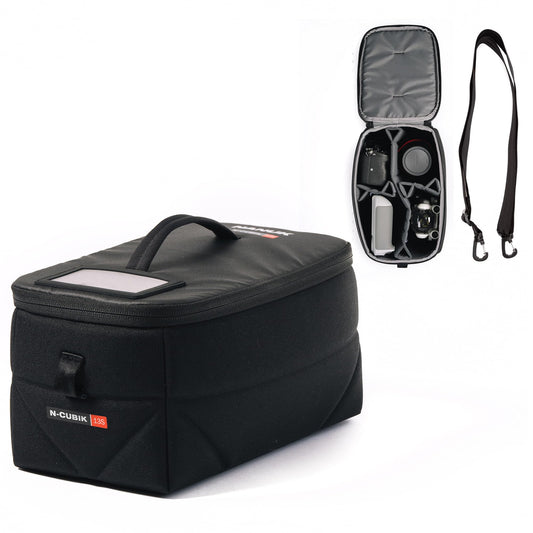 Nanuk N-PVD Messenger Bag for Camera and Drone, Black - 15L