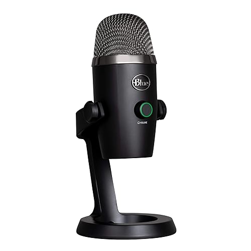 Logitech for Creators Blue Yeti Nano USB Microphone for Gaming, Streaming, Podcasting, Twitch, YouTube, Discord, Recording for PC and Mac, Plug & Play