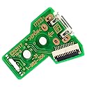 Deal4GO Replacement JDS-050 v5 12 pin Micro USB Charging Port Charger Socket Board FJDS-055 for Sony PS4 Dualshock Controller