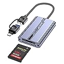 MOGOOD CFexpress Card Reader, USB 3.2 10Gbps CFexpress Type B Card Reader, USB C Portable Aluminum Memory Card Adapter Compatible with iPhone 17 Pro