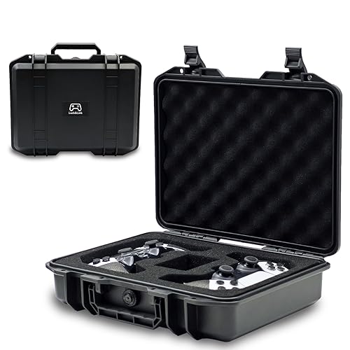 Luck&Link Hard Shell Travel Case for Any Regular Sized Game Controller e.g PS5, PS4, Xbox Series X/S, Xbox One, Switch Pro, Dual Controller Carrying