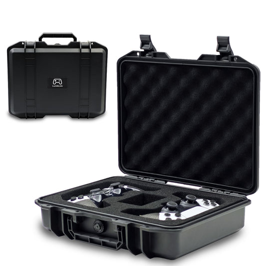 Luck&Link Hard Shell Travel Case for Any Regular Sized Game Controller e.g PS5, PS4, Xbox Series X/S, Xbox One, Switch Pro, Dual Controller Carrying