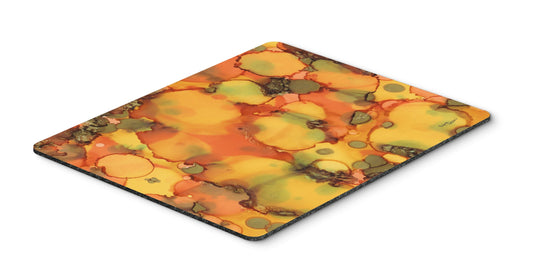 Caroline's Treasures 8976MP Abstract in Orange and Greens Mouse Pad, Hot Pad or Trivet for Home Office Gaming Working Computers Laptop Mouse