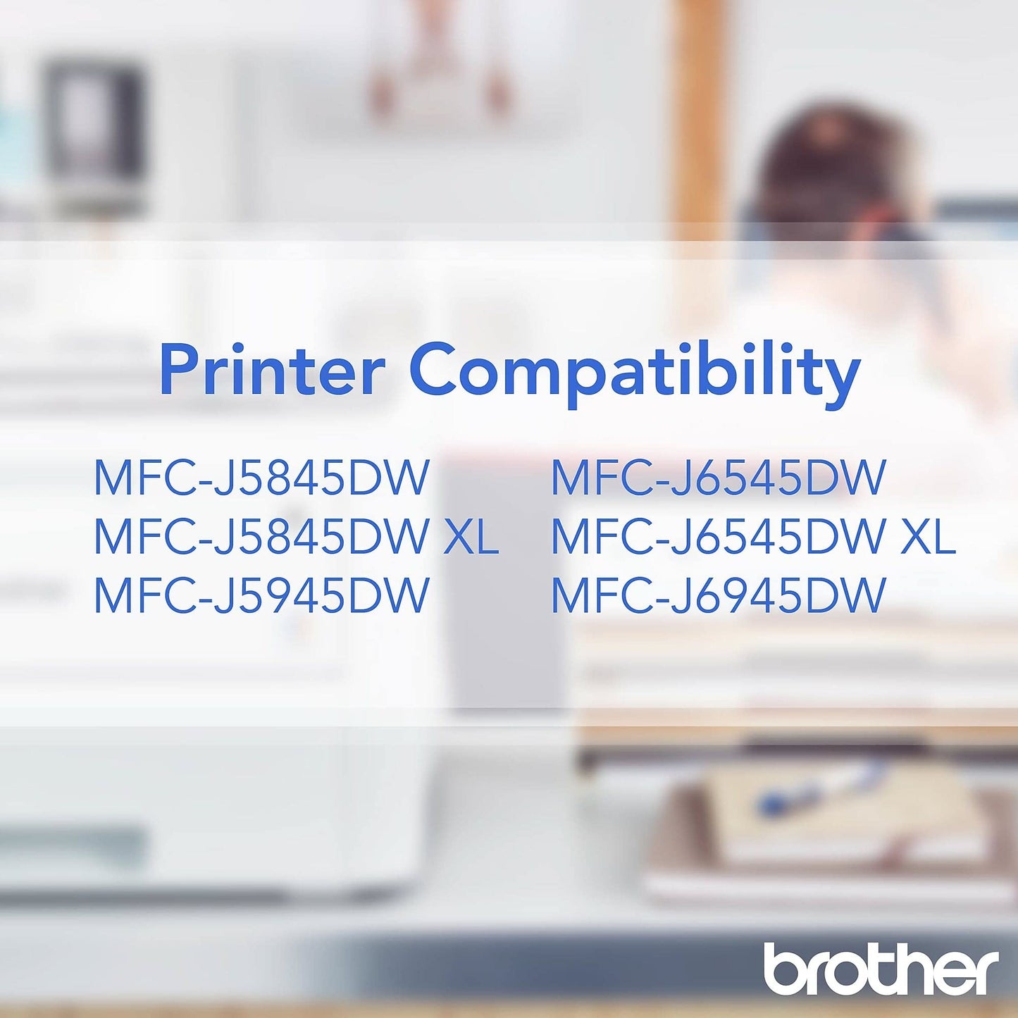 Brother Genuine LC3037BK, Single Pack Super High-Yield Black INKvestment Tank Ink Cartridge, Page Yield Up to 3,000 Pages, LC3037, Amazon Dash