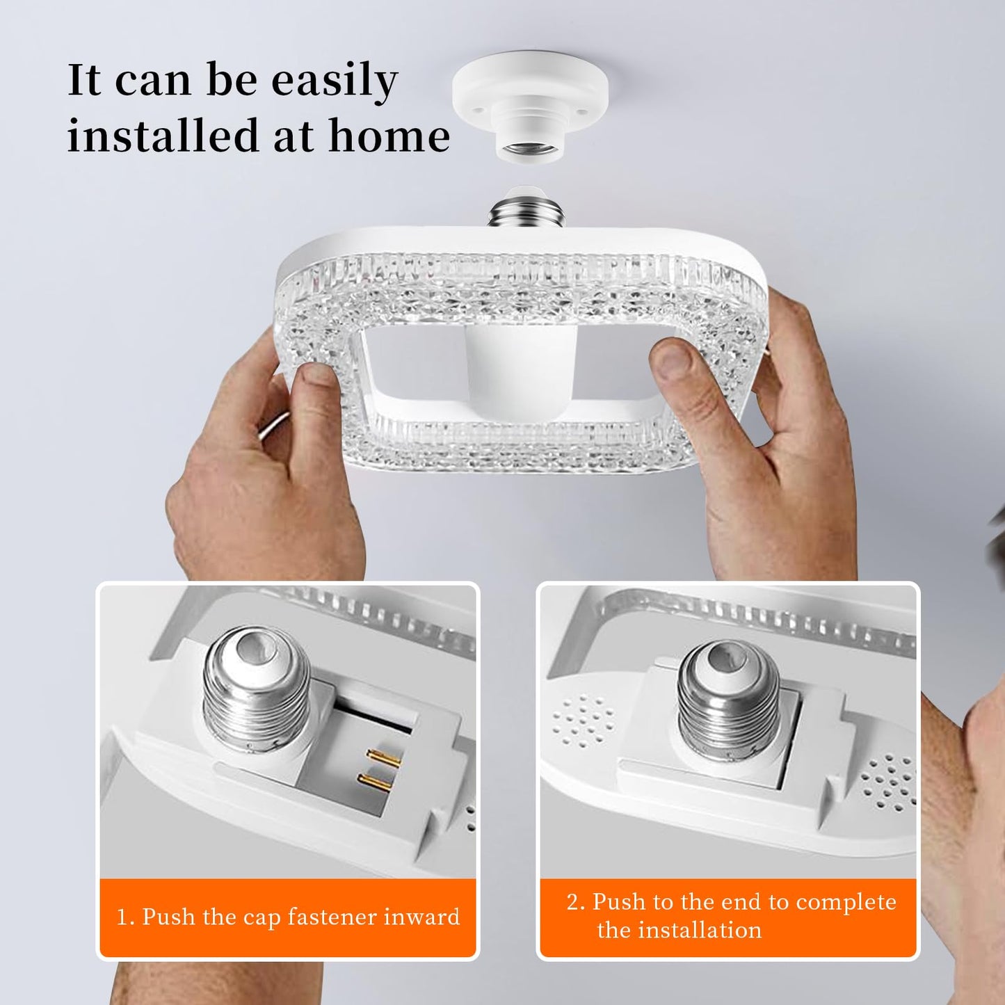 New Pattern imitation crystal pendant light , 200W Equivalent Exceed 2000LM E26 LED Bulb, 6000K Daylight 24 Watt High Lumen LED Bulb for Home