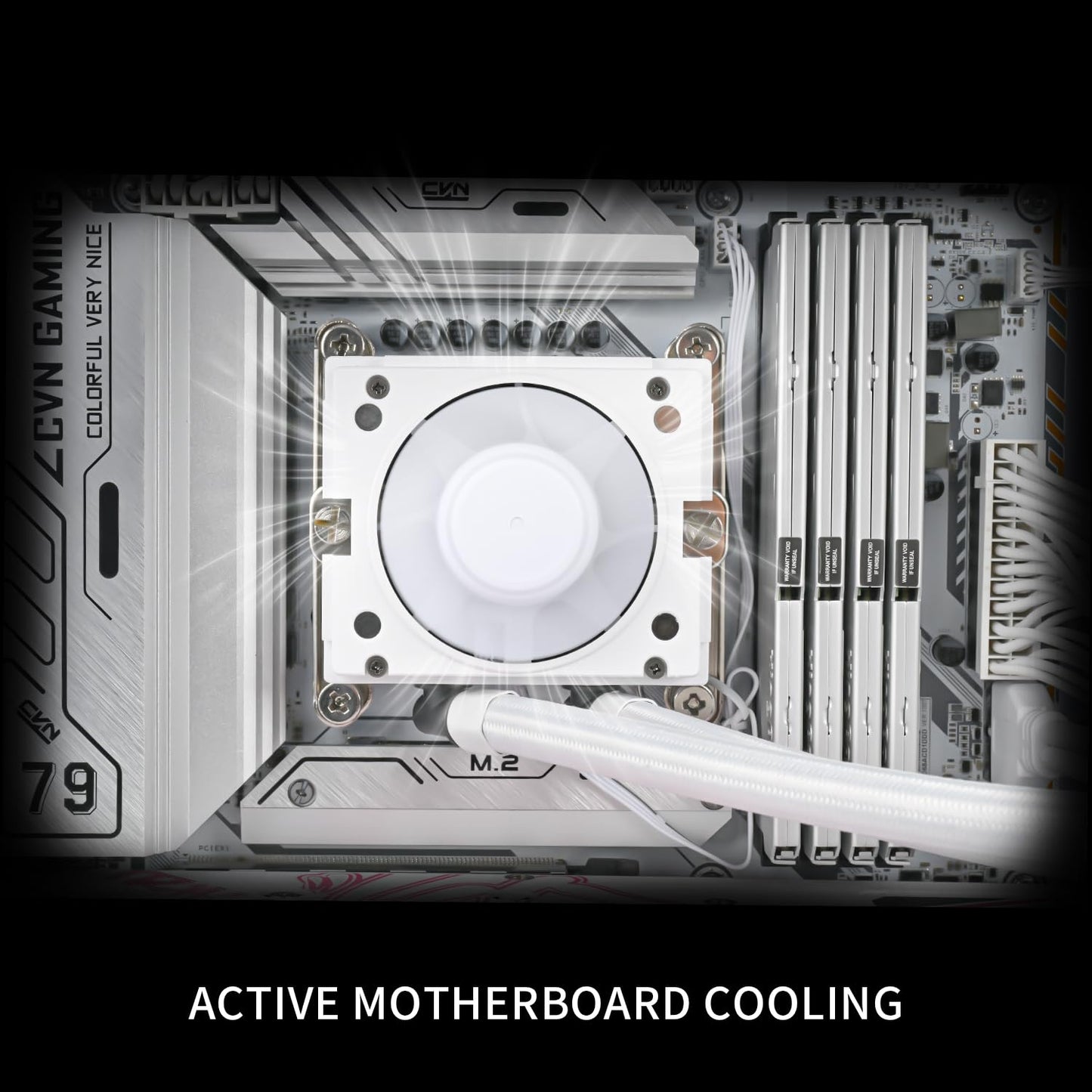 Thermalright Stream Vision 360 White-AIO Liquid Cooler,3x120mm Water Cooling,3.5in LCD Screen with Embedded Fan,for AM4/AM5,LGA1700/1851,High