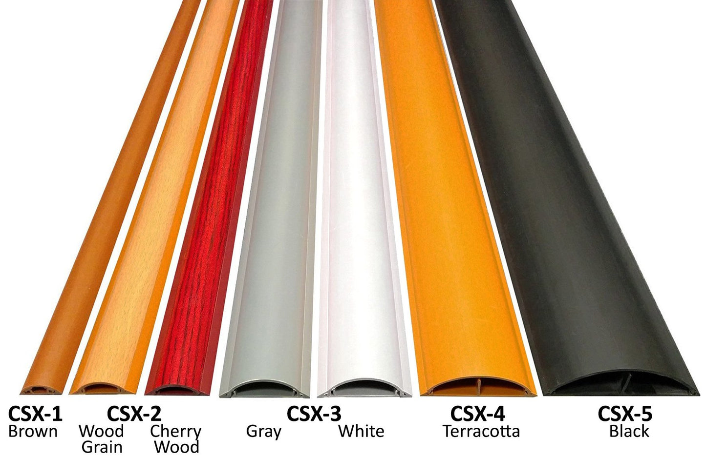 Electriduct Cable Shield Floor Cord Cover CSX-5 PVC Wire Protector 36 Inch - Black