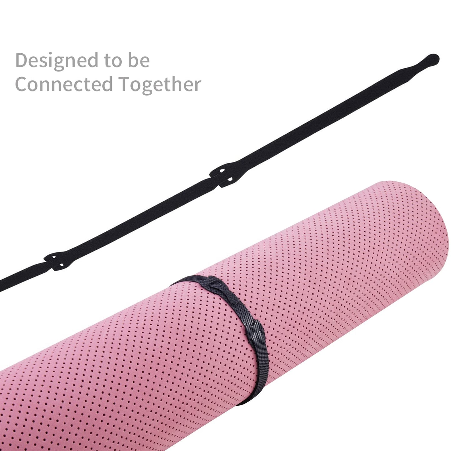 50Pk Reusable Cable Ties Cable Straps, Trilancer 8''x0.5'' Thin Wire Cord Organization Ties with Hook and Loop for Home, Office and Data