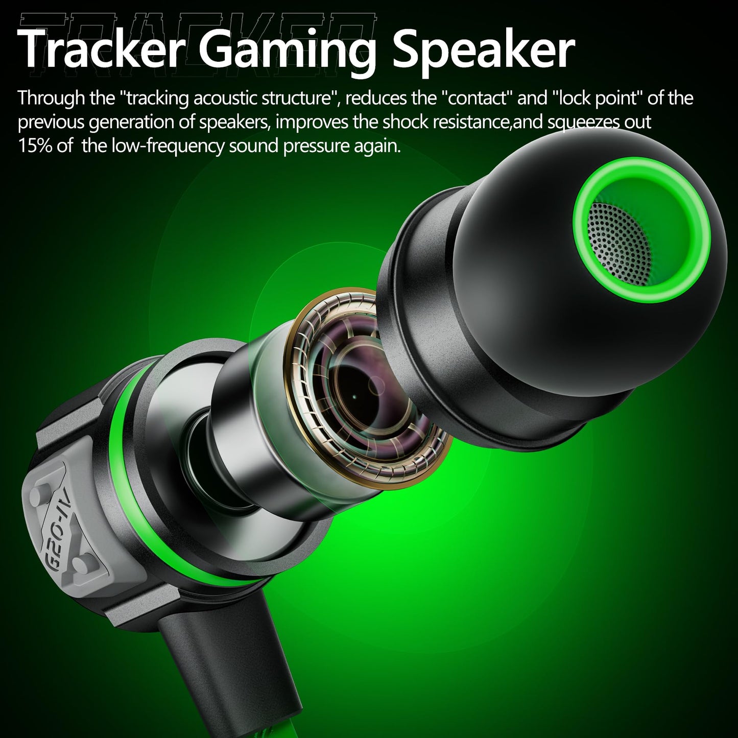 Gaming Earbuds Wired, USB C & 3.5mm Dual Plug in Ear Headphones with Mic and Volume Control for Small Ears, Stereo Bass Noise Isolating Earphones