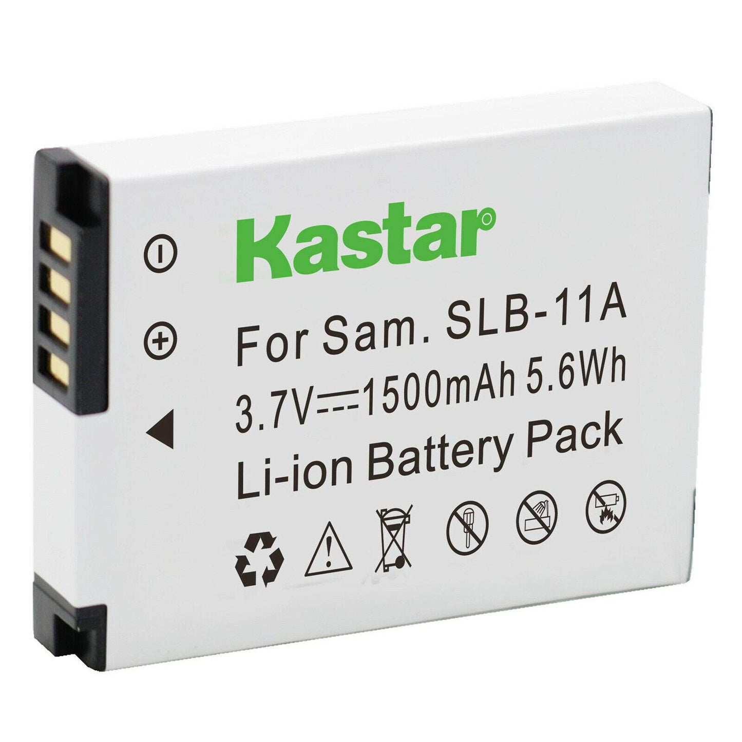 Kastar 2-Pack Battery and AC Wall Charger Replacement for Samsung SLB-11A SLB11A Battery, Samsung WB5000, WB5500, CL65, CL80, EX1, HZ25W, HZ30W