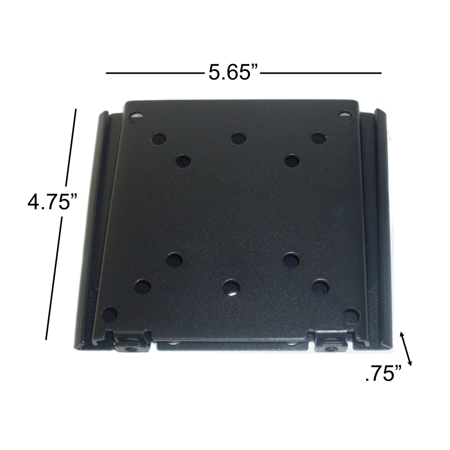 Master Mounts 101-2 Portable Flat-Fixed TV Wall Mount | 2 Mounting Brackets/Dual Docking Stations for RV, Patio, Garage, Office, Den | Easy Lift Off