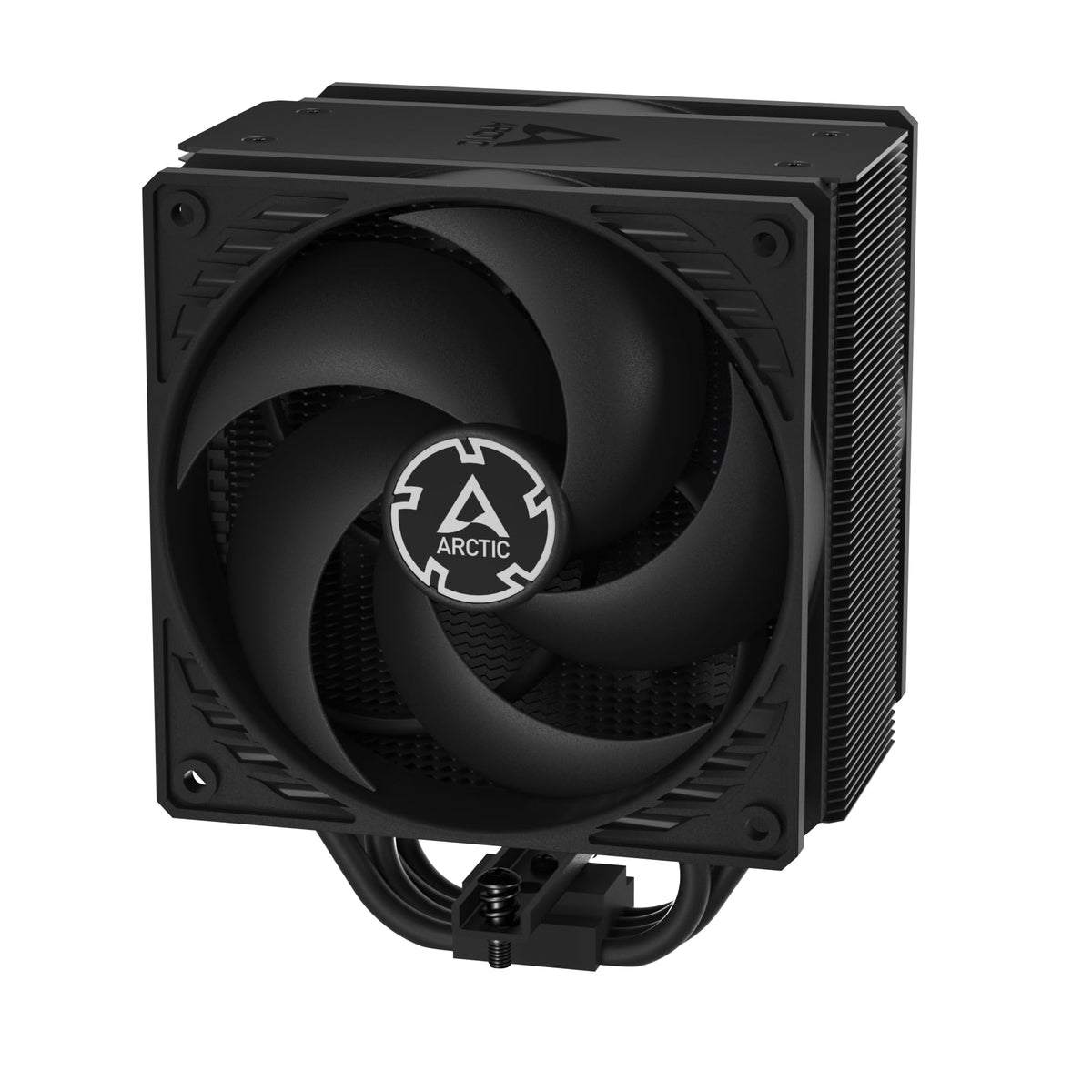 ARCTIC Freezer 36 (Black) - Single-Tower CPU Cooler with Push-Pull, Two Pressure-optimised 120 mm P Fans, Fluid Dynamic Bearing, 200-1800 RPM, 4