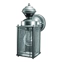 Globe Electric Heath Zenith HZ-4133-SV Shaker Cove Mission Style 150-Degree Motion Sensing Decorative Security Light, Silver