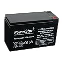 PowerStar Replacement UPS Battery Pack for Compatible with APC BE650G1 - Compatible with APC RBC17 Cartridge #17 - Leakproof 12V 9H Battery.