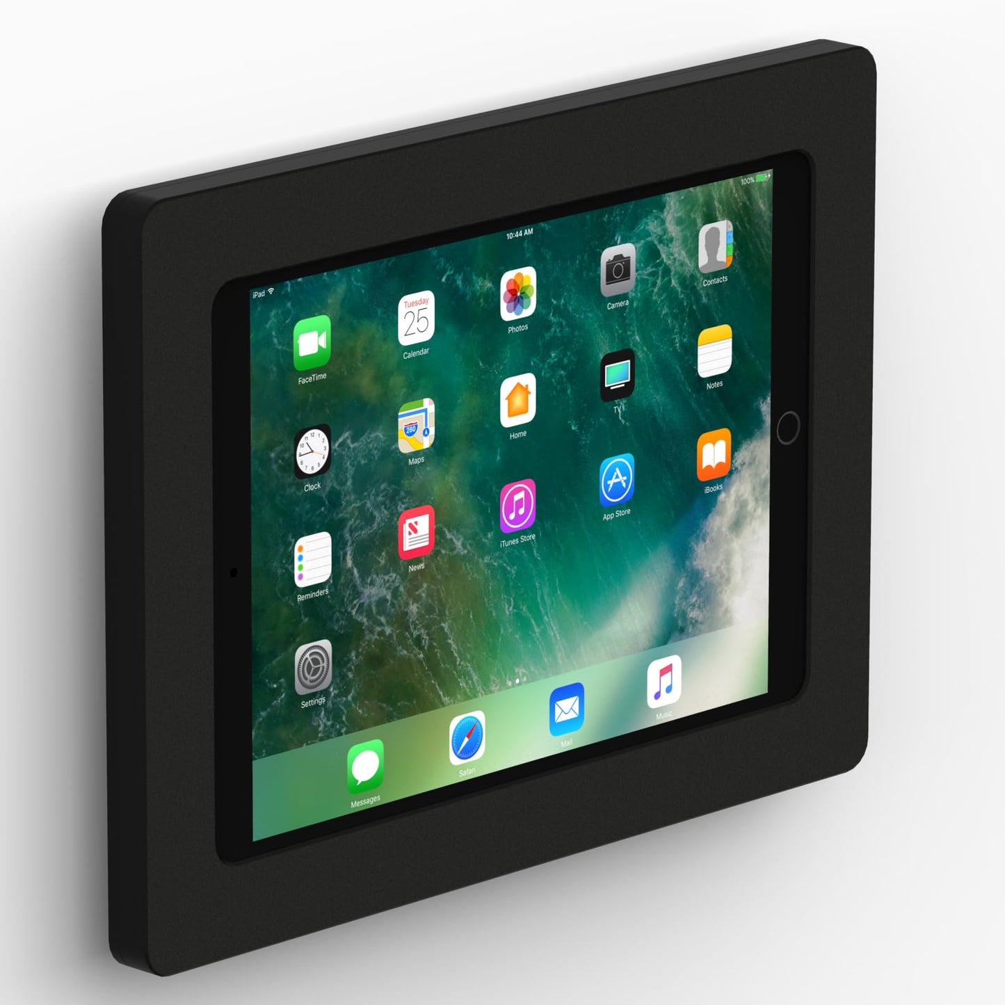 VidaMount Black Enclosure and Fixed VESA Slim Wall Mount [Bundle] Compatible with iPad Pro 10.5" & Air 3rd Gen