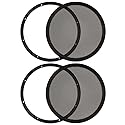 Goldwood Sound, Inc. Monitor Subwoofer Part, Heavy Duty Steel Mesh Snap On Woofer Grills for 10" Speakers 2 Grill Pack (SG-M10-2)