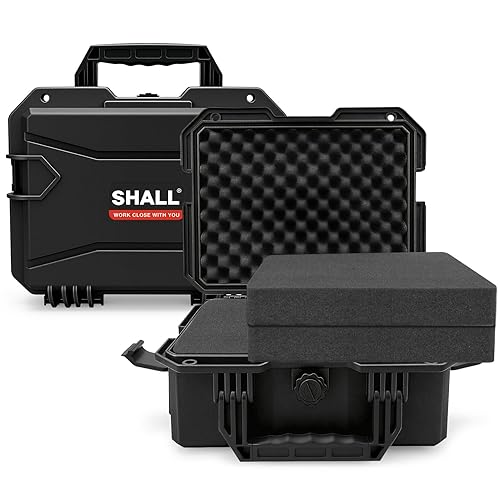 SHALL Hard Case, Cyberdeck Case, IP67 Waterproof Protective Camera Case with Customizable Foam, Protection for Camera, Drones, Lens, Equipment