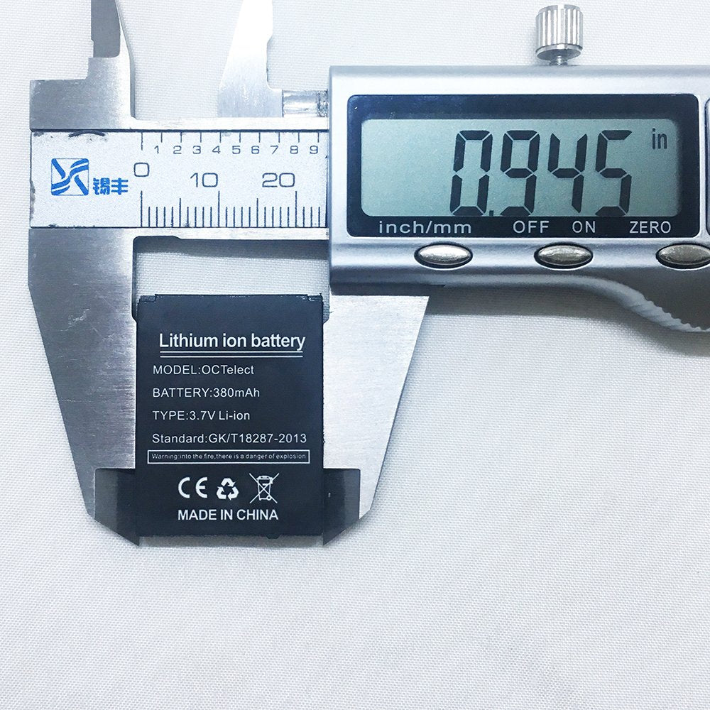OCTelect yx-w98 Smart Watch Batteries with 380MAH