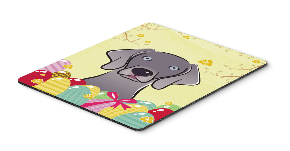 Caroline's Treasures BB1913MP Weimaraner Easter Egg Hunt Mouse Pad, Hot Pad or Trivet for Home Office Gaming Working Computers Laptop Mouse