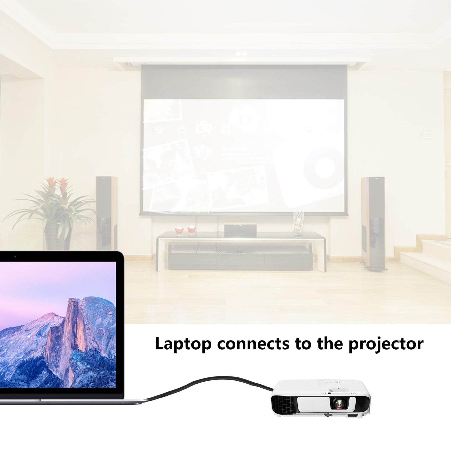 SinLoon 90 Angle HDMI Cable Gold Plated High Speed Right & Left Degree HDMI Male to Male Adapter Cable Supports Ethernet, 3D and Audio Return(HDMI R