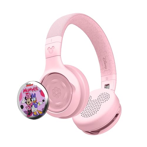 STORYPHONES Disney Kids Bluetooth Foldable Headphones: Use Wired or Wireless for Travel, Education, and Screen-Free Entertainment | Includes Minnie