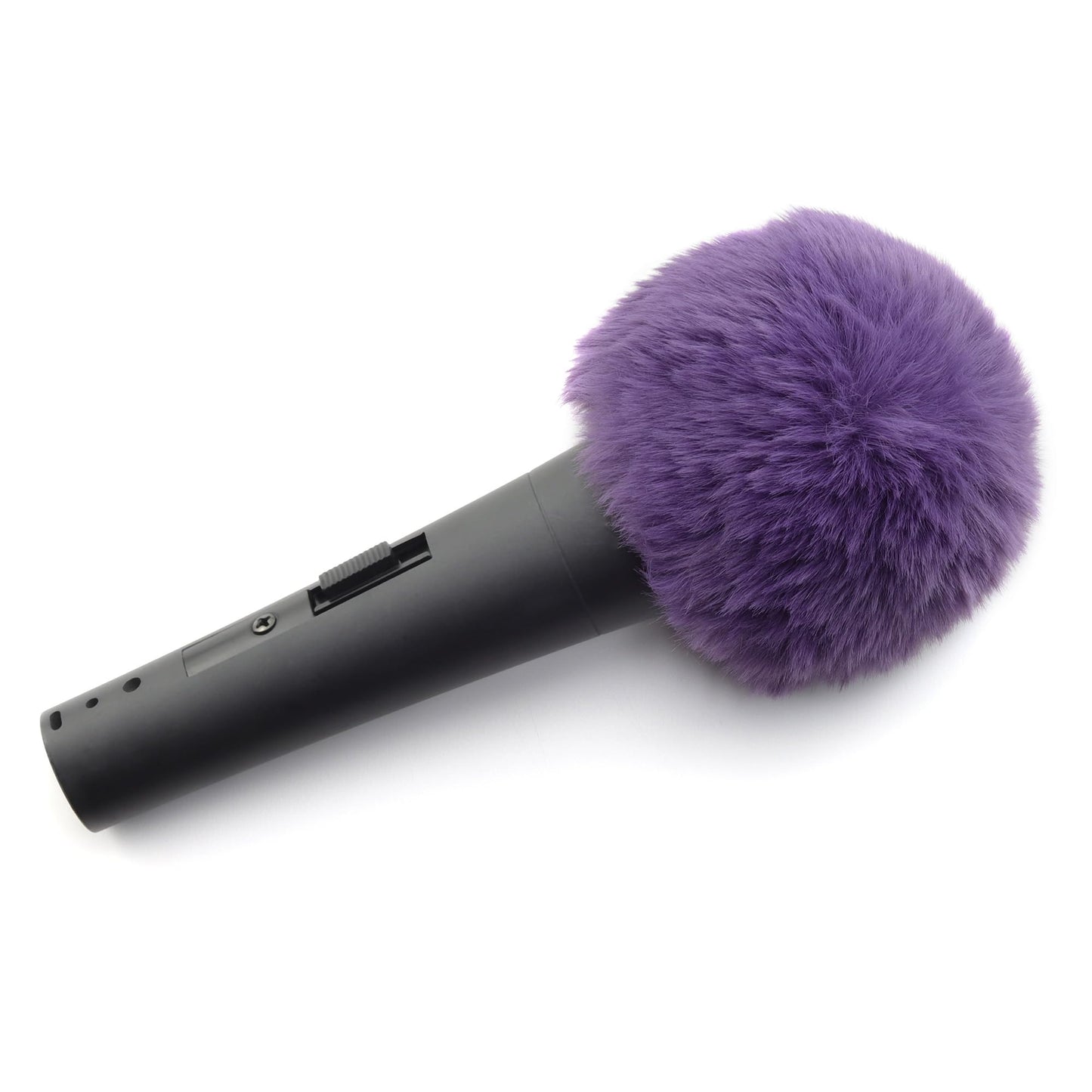 LEFXMOPHY SM58 Windscreen for Shure SM58 Microphone Pop filter, Purple Furry Wind Muff Deadcat Cover