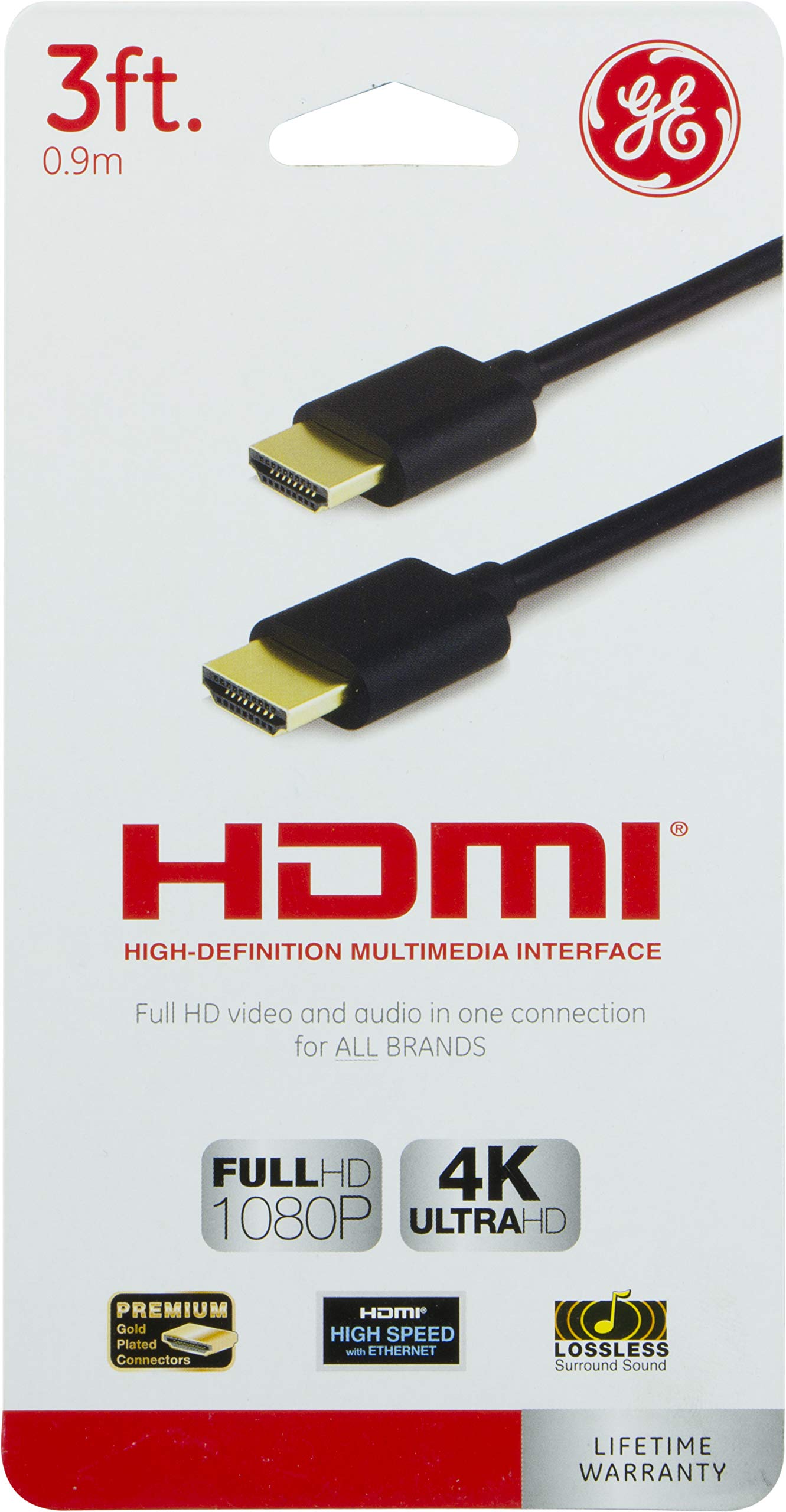 GE High Speed HDMI Cable