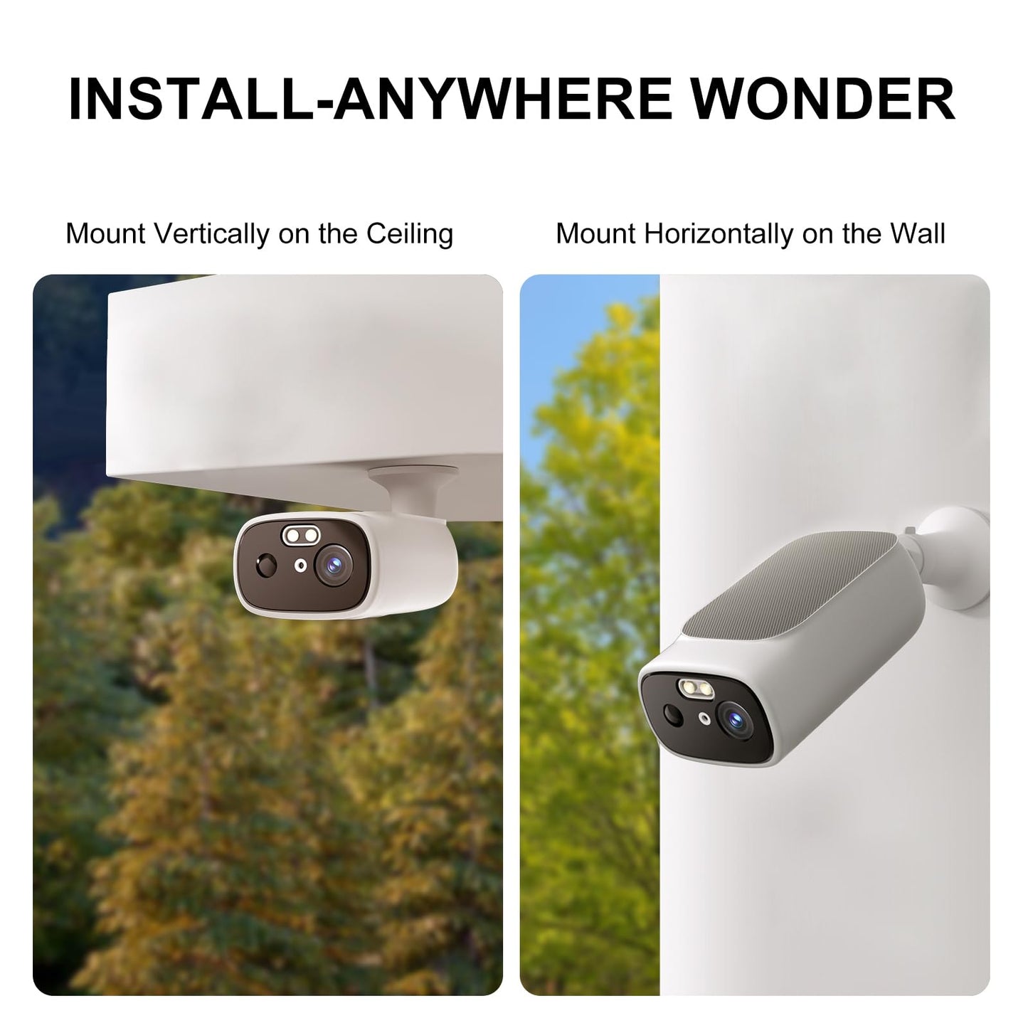 5G WiFi Security Cameras Wireless Outdoor, 5G Security Camera for Home Security, AI Motion Detection, Color Night Vision, SD Card/Cloud Storage