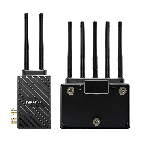 Teradek Bolt 6 LT 750 Wireless Transmitter and Receiver Deluxe Kit, Video Transmission System with Zero-Delay and 10-Bit HD Video, 3G-SDI/HDMI, Up