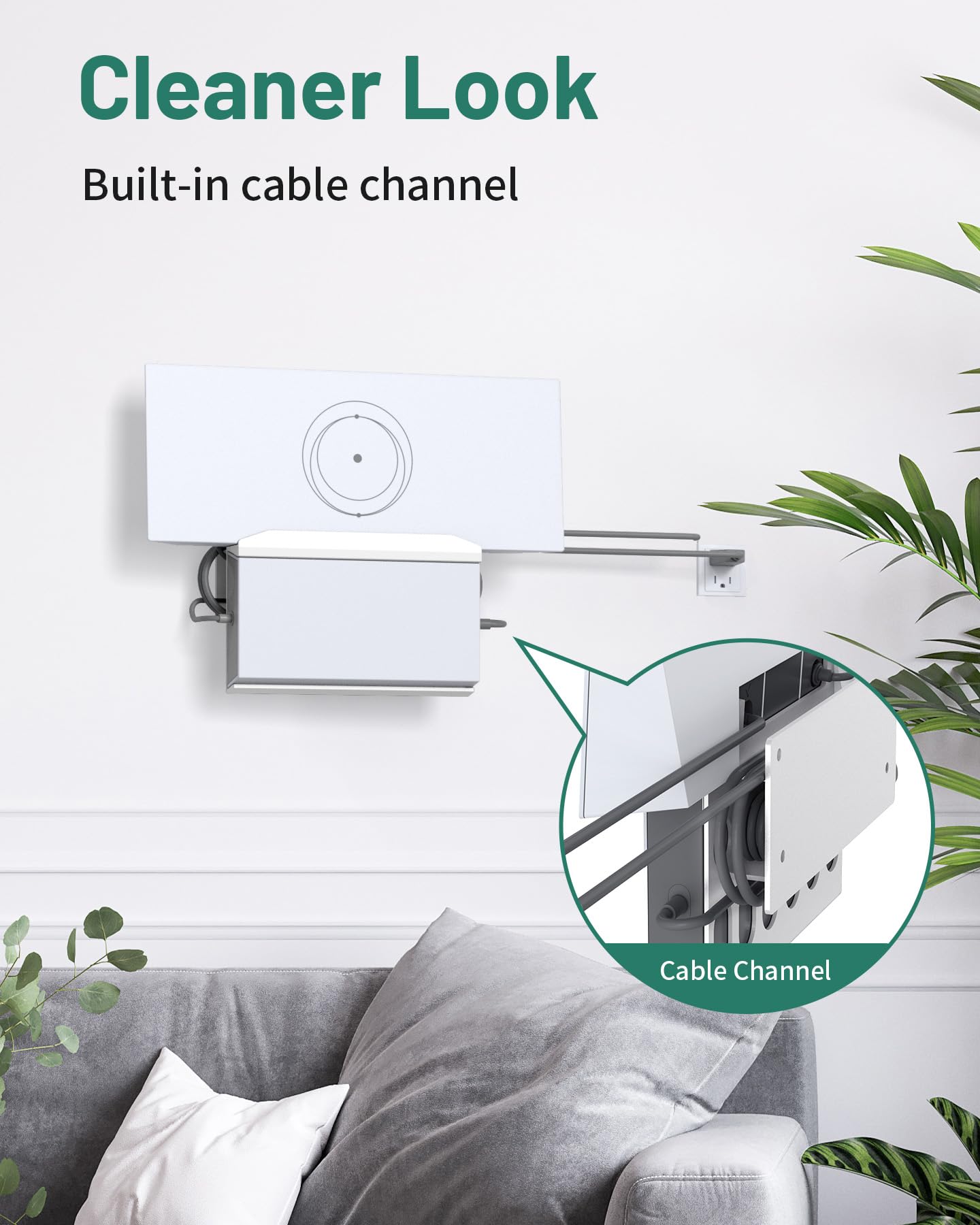 XMoving Starlink Gen3 Router Wall Mount, Aluminum Mesh Mounting Kit for V3 REV4 & High Performance, Wall Holder Stand with Cable Manager Accessories