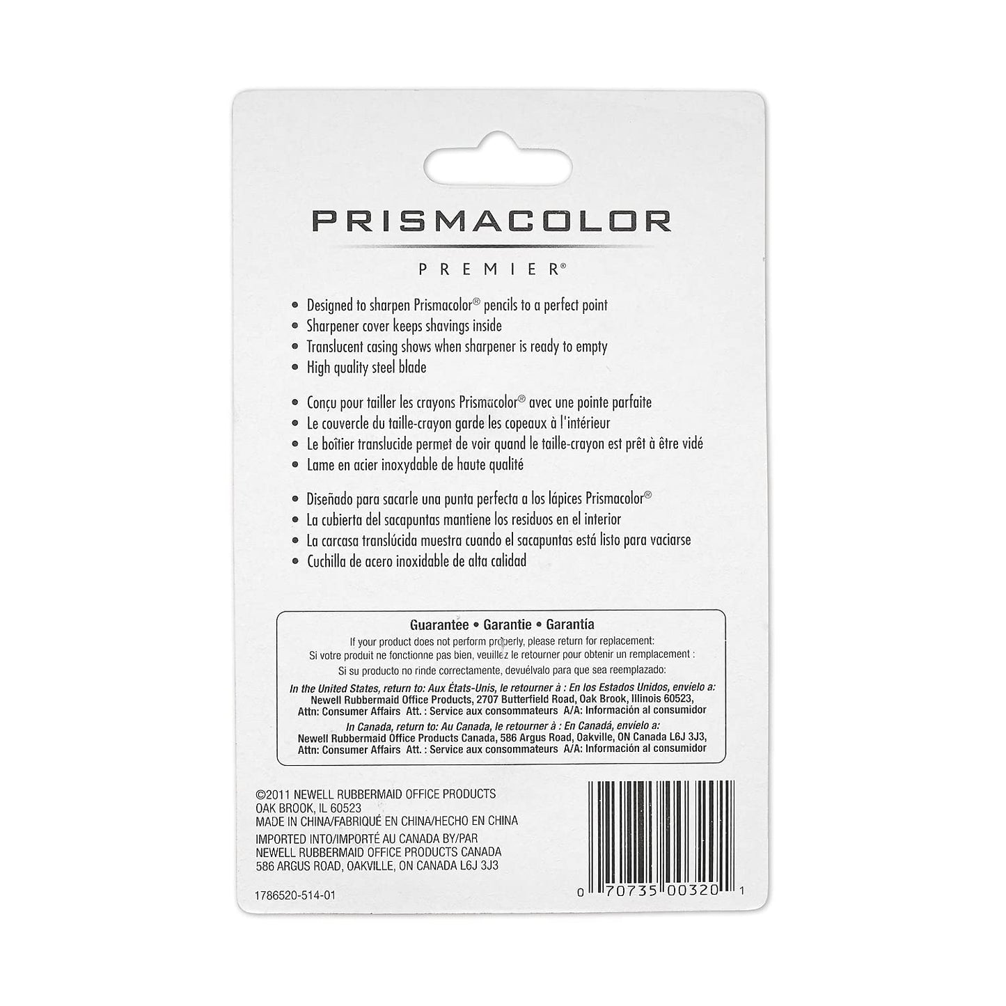 Prismacolor Premier Pencil Sharpener - Writing, Drawing, Sketching, Art Supplies